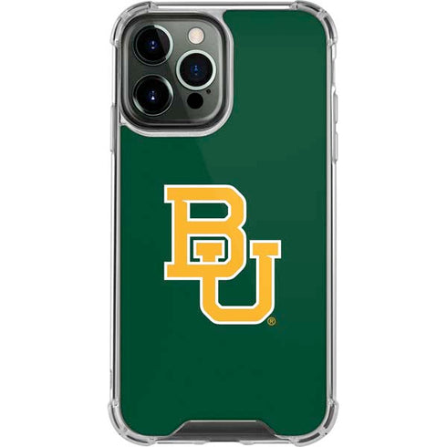 Baylor University BU - Green iPhone 14 Pro Max Clear Case