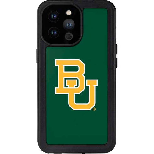 Baylor University BU - Green iPhone 14 Pro Max Waterproof Case
