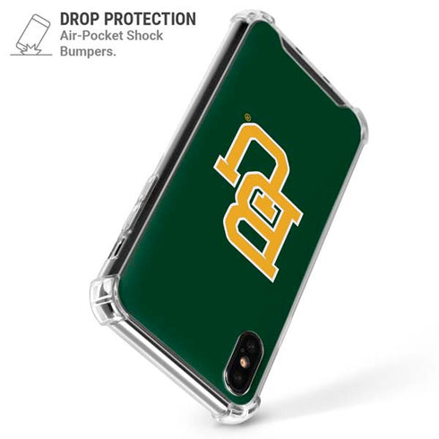 Baylor University BU - Green iPhone XS Max Clear Case