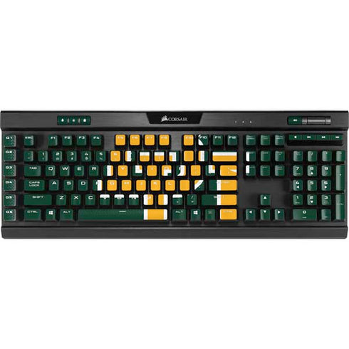 Baylor University BU - Green K95 RGB PLATINUM Mechanical Gaming Keyboard Skin
