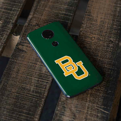 Baylor University BU - Green Moto E5 Plus Skin