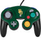 Baylor University BU - Green Nintendo GameCube Controller Skin