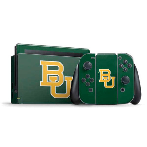 Baylor University BU - Green Nintendo Switch Bundle Skin