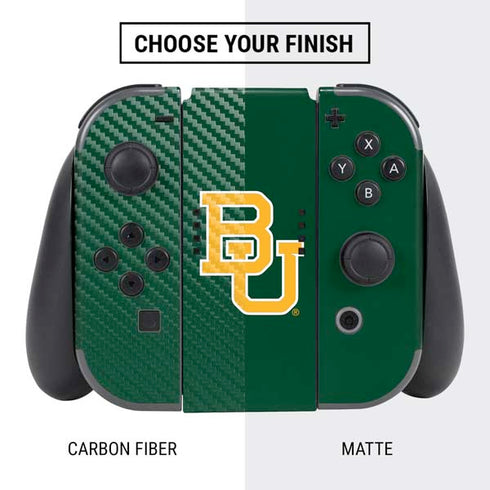 Baylor University BU - Green Nintendo Switch Bundle Skin