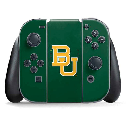 Baylor University BU - Green Nintendo Switch (2017-2021) Joy-Con Controller Skin