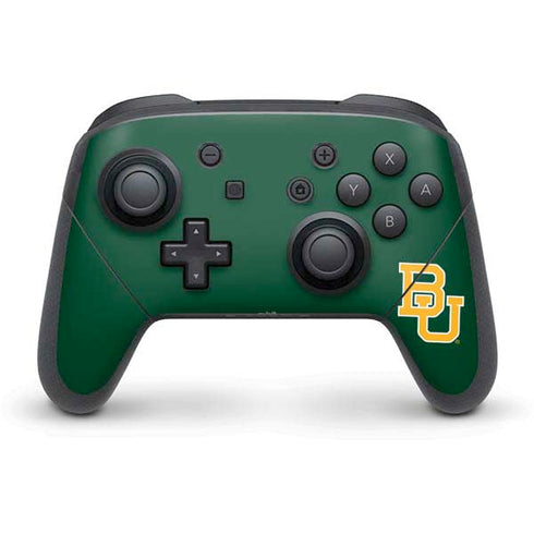 Baylor University BU - Green Nintendo Switch Pro Controller Skin