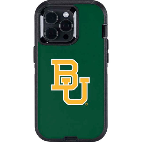Baylor University BU - Green Otterbox Defender iPhone Skin