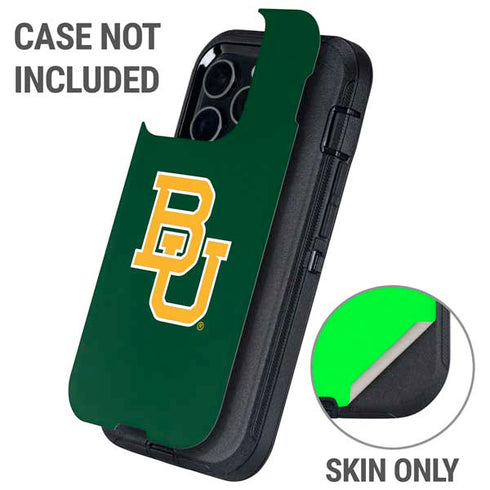 Baylor University BU - Green Otterbox Defender iPhone Skin