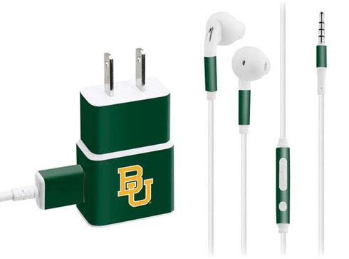 Baylor University BU - Green Phone Charger Skin