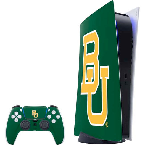 Baylor University BU - Green PS5 Digital Edition Bundle Skin