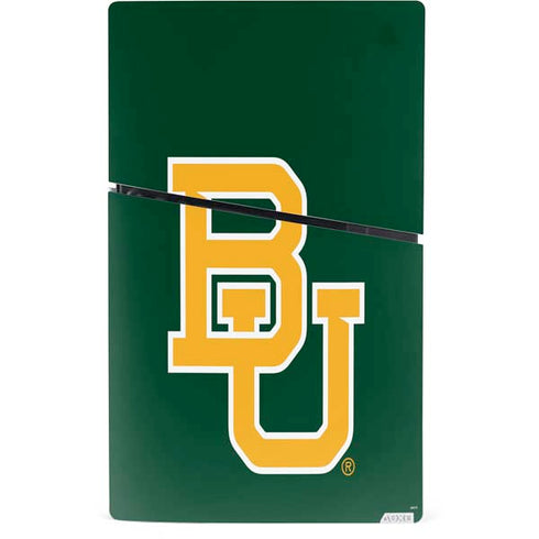 Baylor University BU - Green PS5 Slim Digital Edition Console Skin