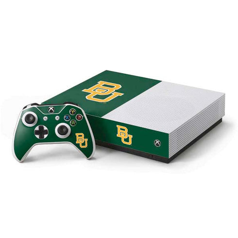 Baylor University BU - Green Xbox One S All-Digital Edition Bundle Skin