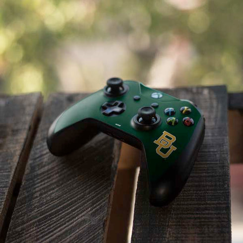 Baylor University BU - Green Xbox One S Controller Skin