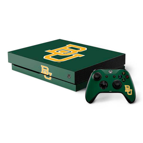 Baylor University BU - Green Xbox One X Bundle Skin