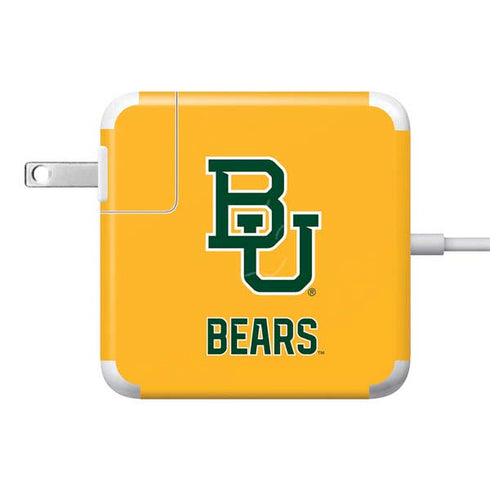 Baylor University BU Yellow 85W Power Adapter (15 and 17 inch MacBook Pro Charger) Skin