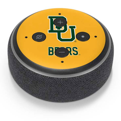 Baylor University BU Yellow Amazon Echo Dot Skin