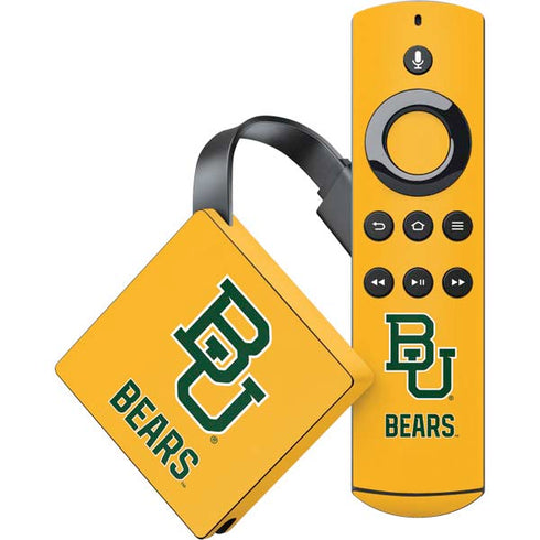 Baylor University BU Yellow Amazon Fire TV Skin