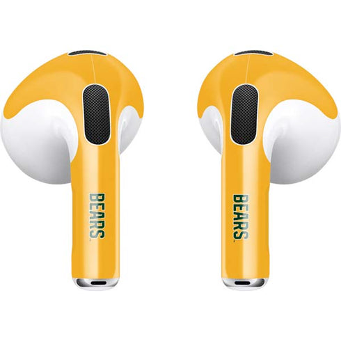 Baylor University BU Yellow Apple AirPods (3rd Gen 2021) Skin