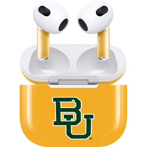 Baylor University BU Yellow Apple AirPods (3rd Gen 2021) Skin