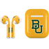 Baylor University BU Yellow Apple AirPods Skin