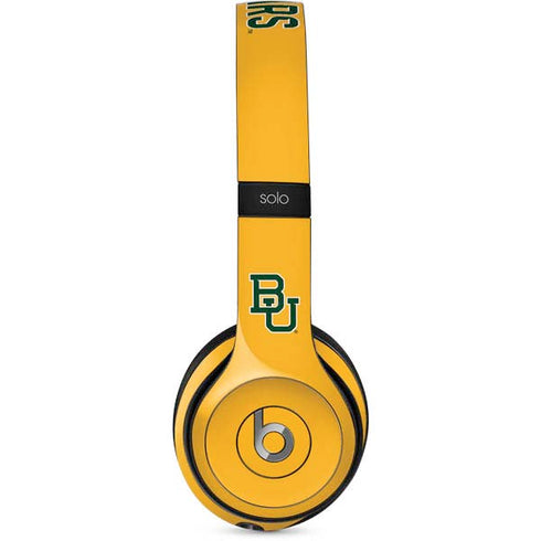 Baylor University BU Yellow Beats Solo 2 Wired Skin