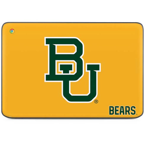 Baylor University BU Yellow HP Chromebook Skin