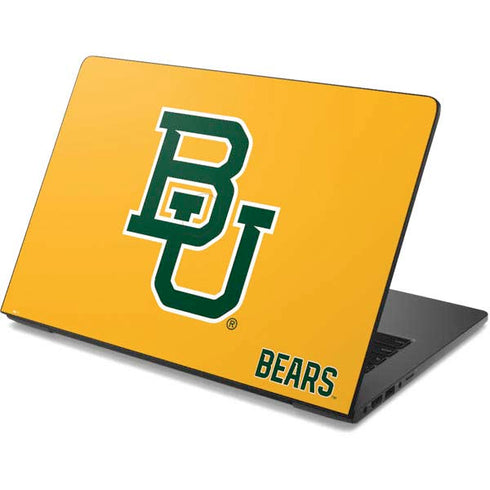 Baylor University BU Yellow Dell Chromebook Skin