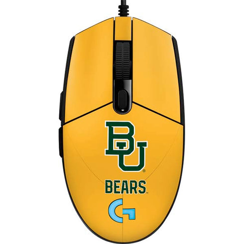 Baylor University BU Yellow G203 Prodigy RGB Wired Gaming Mouse Skin