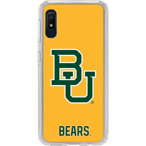 Baylor University BU Yellow Galaxy A10e Clear Case