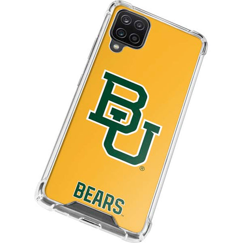 Baylor University BU Yellow Galaxy A12 Clear Case