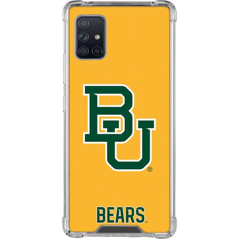 Baylor University BU Yellow Galaxy A51 5G Clear Case