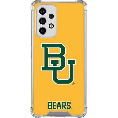 Baylor University BU Yellow Galaxy A53 5G Clear Case