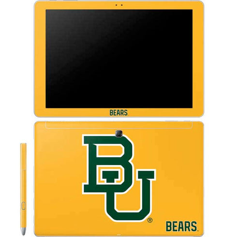 Baylor University BU Yellow Galaxy Book 12in Skin