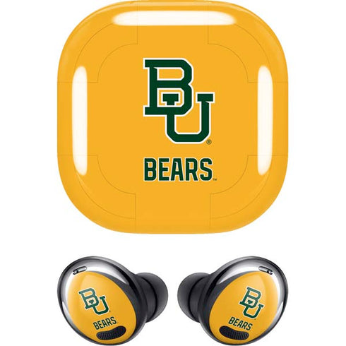 Baylor University BU Yellow Galaxy Buds Pro Skin