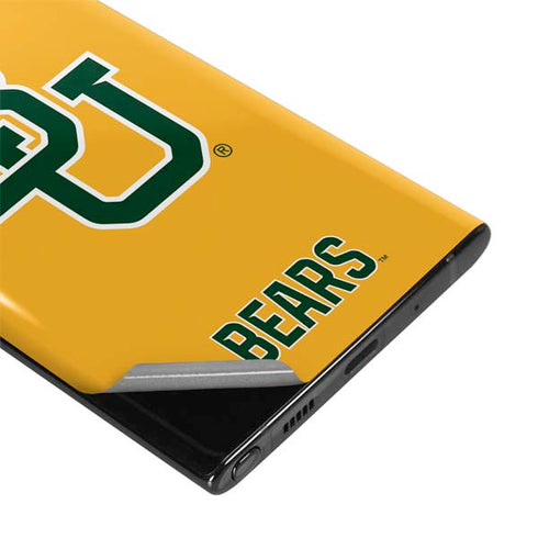 Baylor University BU Yellow Galaxy Note 10 Plus Skin