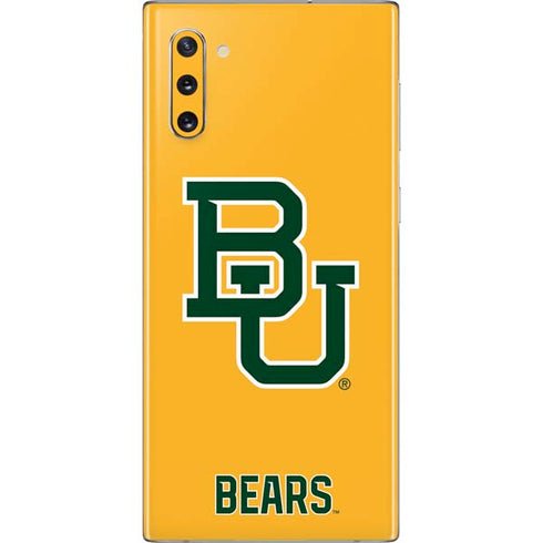 Baylor University BU Yellow Galaxy Note 10 Skin