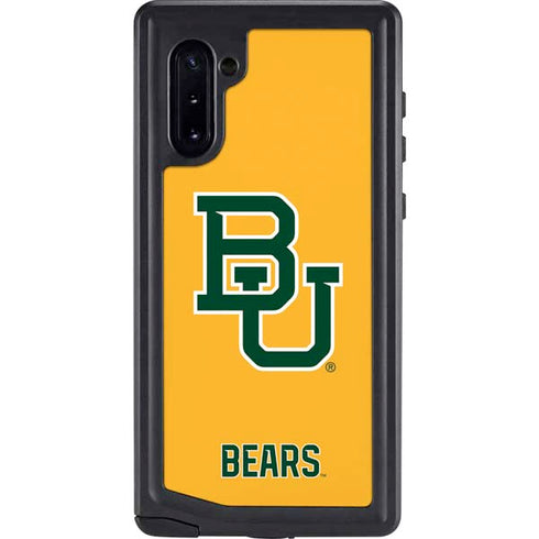 Baylor University BU Yellow Galaxy Note 10 Waterproof Case