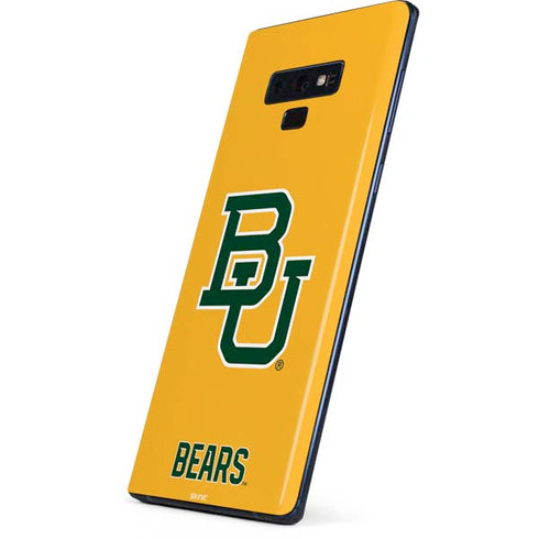 Baylor University BU Yellow Galaxy Note 9 Skin