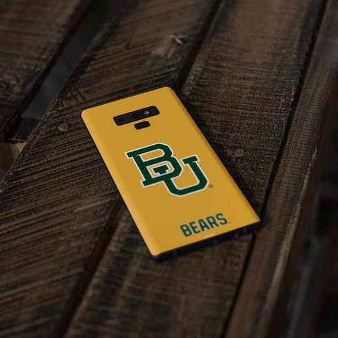 Baylor University BU Yellow Galaxy Note 9 Skin