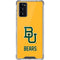 Baylor University BU Yellow Galaxy Note20 5G Clear Case