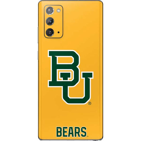 Baylor University BU Yellow Galaxy Note20 5G Skin