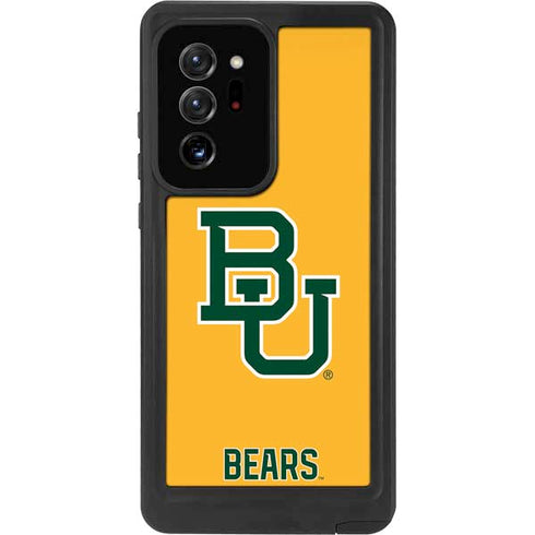 Baylor University BU Yellow Galaxy Note20 Ultra 5G Waterproof Case