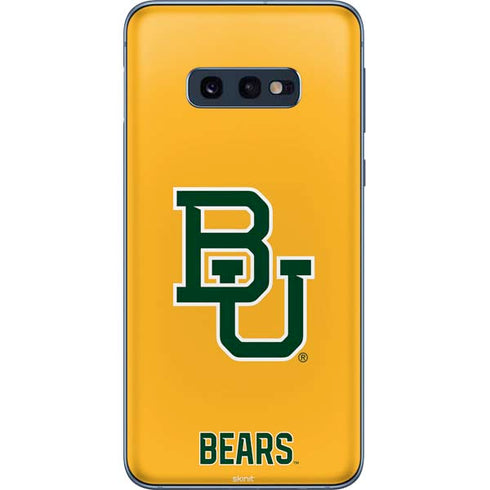 Baylor University BU Yellow Galaxy S10e Skin