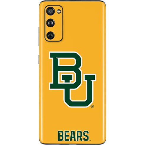 Baylor University BU Yellow Galaxy S20 Fan Edition Skin