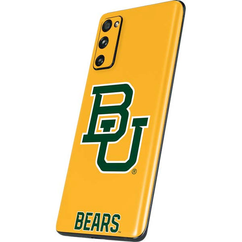 Baylor University BU Yellow Galaxy S20 Fan Edition Skin