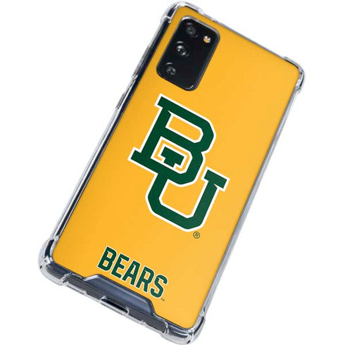 Baylor University BU Yellow Galaxy S20 FE Clear Case