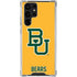 Baylor University BU Yellow Galaxy S22 Ultra Clear Case