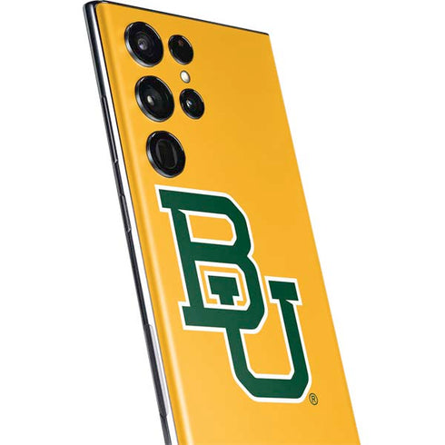 Baylor University BU Yellow Galaxy S22 Ultra Skin