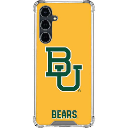Baylor University BU Yellow Galaxy S23 FE Clear Case