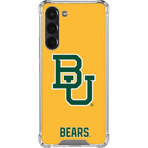 Baylor University BU Yellow Galaxy S23 Plus Clear Case